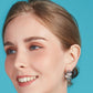 DLB Modernist Links: Geometric silver-Tone Hoop Earrings